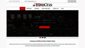 What Rapidgyan.com website looked like in 2020 (3 years ago)