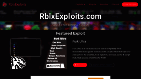 What Robloxexploit.net website looked like in 2020 (3 years ago)