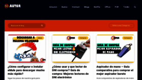 What Revistaautor.com website looked like in 2020 (3 years ago)