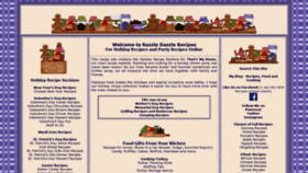 What Razzledazzlerecipes.com website looked like in 2020 (3 years ago)