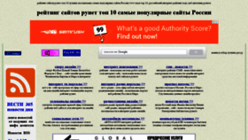 What Runet.puler.ru website looked like in 2020 (4 years ago)