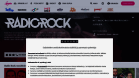 What Radiorock.fi website looked like in 2020 (3 years ago)