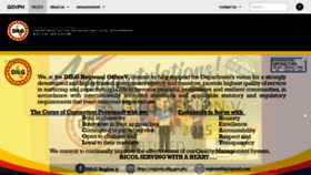 What Region5.dilg.gov.ph website looked like in 2020 (3 years ago)