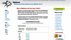 What Rdpguard.com website looked like in 2020 (3 years ago)