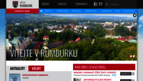 What Rumburk.cz website looked like in 2020 (3 years ago)
