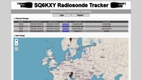 What Radiosondy.info website looked like in 2020 (3 years ago)