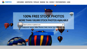 What Rgbstock.com website looked like in 2020 (3 years ago)