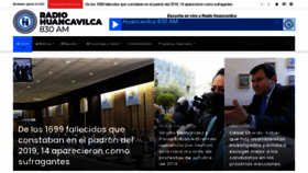 What Radiohuancavilca.com.ec website looked like in 2020 (3 years ago)
