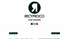 What Recyproco.com website looked like in 2020 (3 years ago)