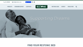 What Restonicsa.co.za website looked like in 2020 (3 years ago)