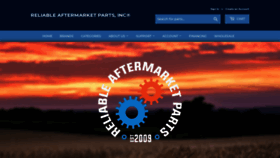 What Reliableaftermarketparts.com website looked like in 2020 (3 years ago)