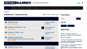 What Rivalgamer.com website looked like in 2020 (3 years ago)
