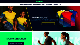 What Runnek.it website looked like in 2020 (3 years ago)
