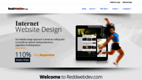 What Reddwebdev.com website looked like in 2020 (3 years ago)