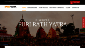 What Rathyatra.net website looked like in 2020 (3 years ago)