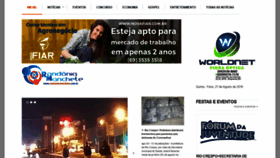 What Rondoniamanchete.com.br website looked like in 2020 (3 years ago)
