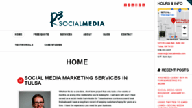 What R3socialmedia.com website looked like in 2020 (3 years ago)