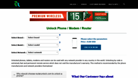 What Routerunlock.com website looked like in 2020 (3 years ago)