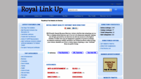 What Royallinkup.com website looked like in 2020 (3 years ago)