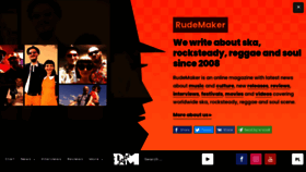 What Rudemaker.com website looked like in 2020 (3 years ago)