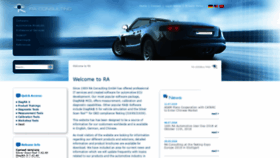 What Rac.de website looked like in 2020 (3 years ago)