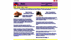What Rain-translators.com website looked like in 2020 (3 years ago)