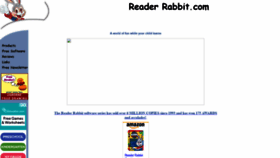 What Reader-rabbit.com website looked like in 2020 (4 years ago)