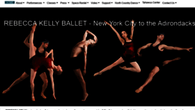 What Rebeccakellyballet.com website looked like in 2020 (3 years ago)