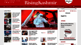 What Risingkashmir.com website looked like in 2020 (3 years ago)