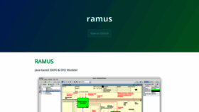 What Ramussoftware.com website looked like in 2020 (3 years ago)
