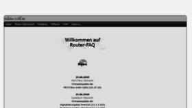 What Router-faq.de website looked like in 2020 (3 years ago)