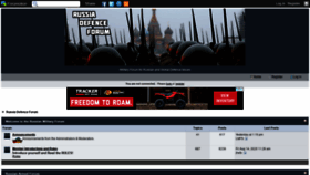 What Russiadefence.net website looked like in 2020 (3 years ago)