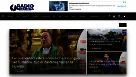 What Radioamerica.hn website looked like in 2020 (5 years ago)