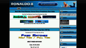 What Ronaldo-8.com website looked like in 2020 (3 years ago)