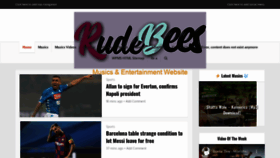 What Rudebees.com.ng website looked like in 2020 (3 years ago)