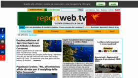 What Reportweb.tv website looked like in 2020 (3 years ago)