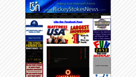 What Rickeystokesnews.com website looked like in 2020 (3 years ago)