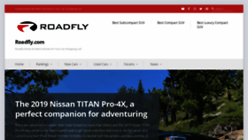 What Roadfly.com website looked like in 2020 (3 years ago)