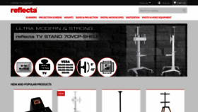 What Reflecta.de website looked like in 2020 (5 years ago)