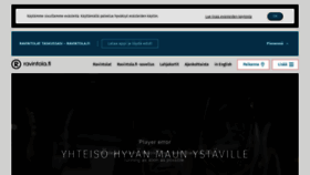 What Ravintola.fi website looked like in 2020 (3 years ago)
