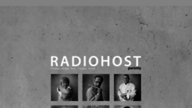 What Radiohost.cz website looked like in 2020 (3 years ago)