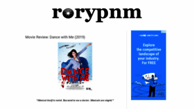 What Rorypnm.com website looked like in 2020 (3 years ago)