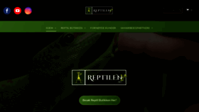 What Reptilen.no website looked like in 2020 (3 years ago)