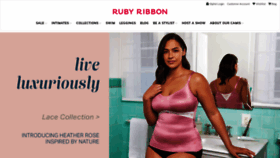 What Rubyribbon.com website looked like in 2020 (3 years ago)