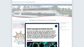What Rederijdecorporaal.nl website looked like in 2020 (3 years ago)
