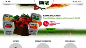 What Rawlovepets.co.za website looked like in 2020 (3 years ago)