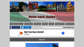 What Reise-nach-italien.de website looked like in 2020 (3 years ago)