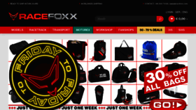 What Racefoxx.com website looked like in 2020 (3 years ago)