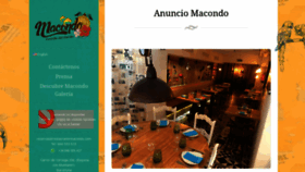 What Restaurantemacondo.com website looked like in 2020 (3 years ago)