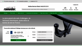 What Rameder.fr website looked like in 2020 (5 years ago)